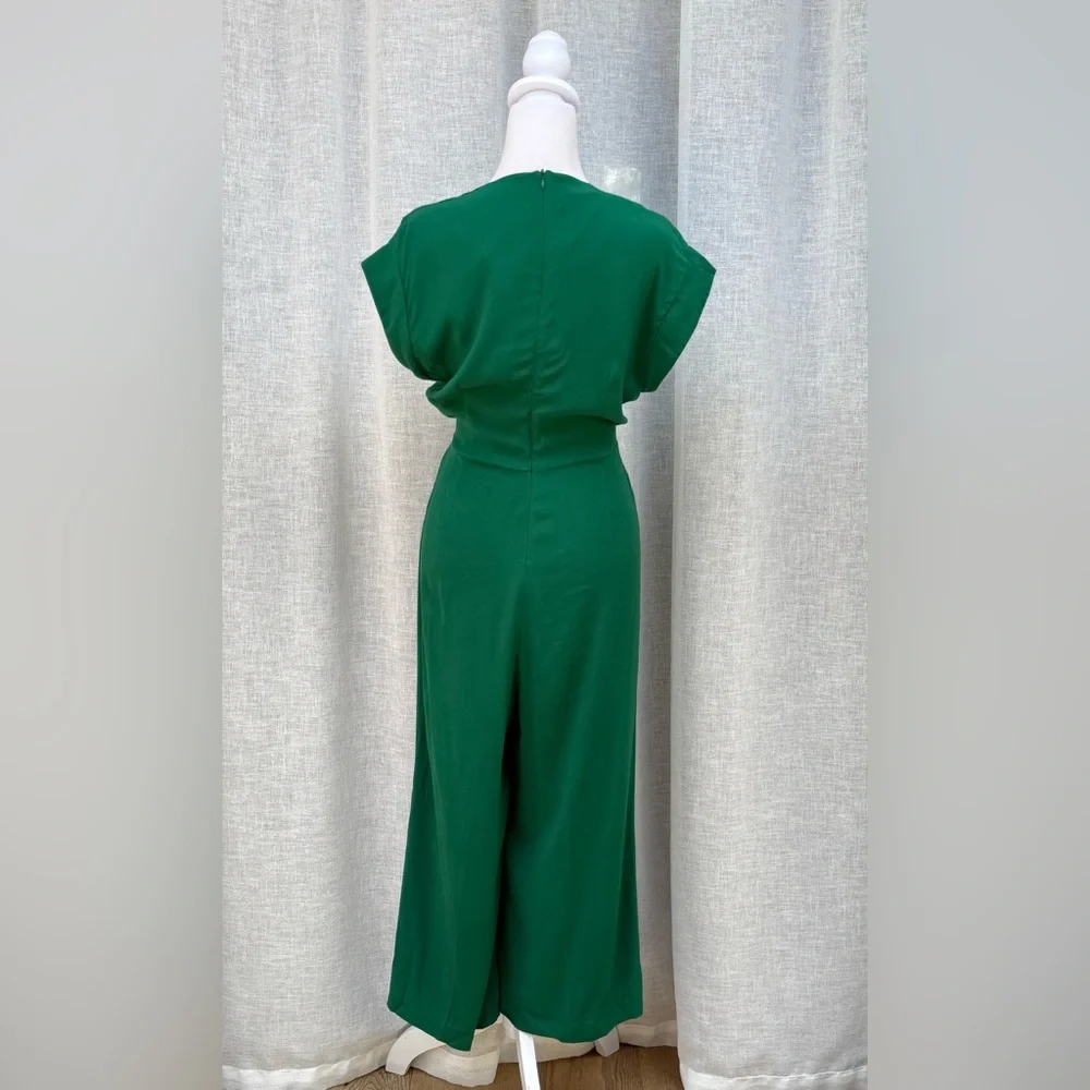 Sandro Paris short sleeve green romper - Picture 7 of 13